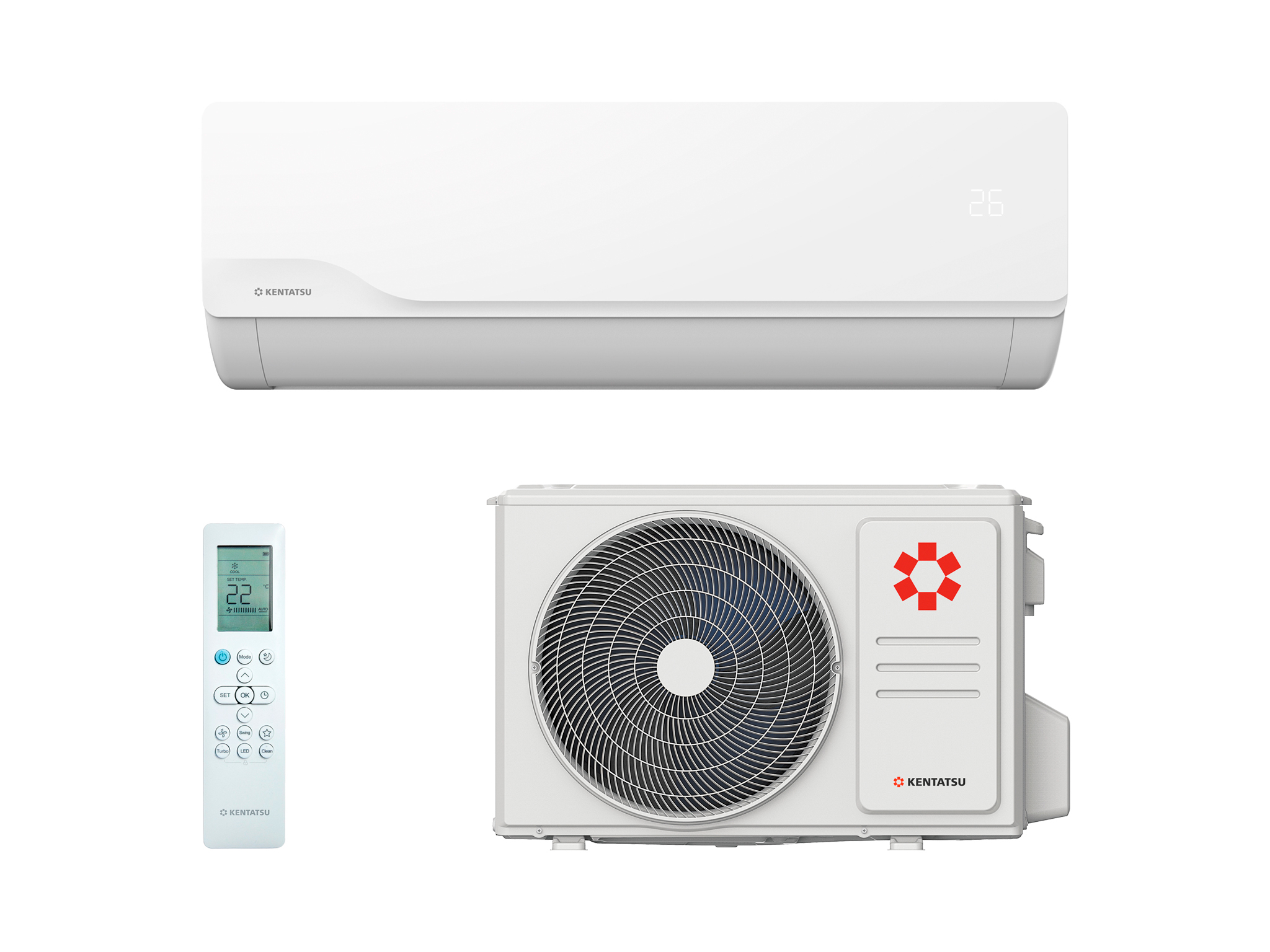 Сплит-система Kentatsu серия Кумо Инвертор (Kumo Inverter) KSGKU50HZRN1/KSRKU50HZRN1/-40